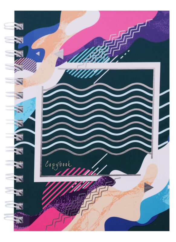 Тетрадь в клетку Listoff, "Офисный стиль. Серебряные линии", 80 листов