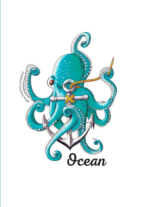 Блокнот Ocean. Скетчи Лизы Красновой