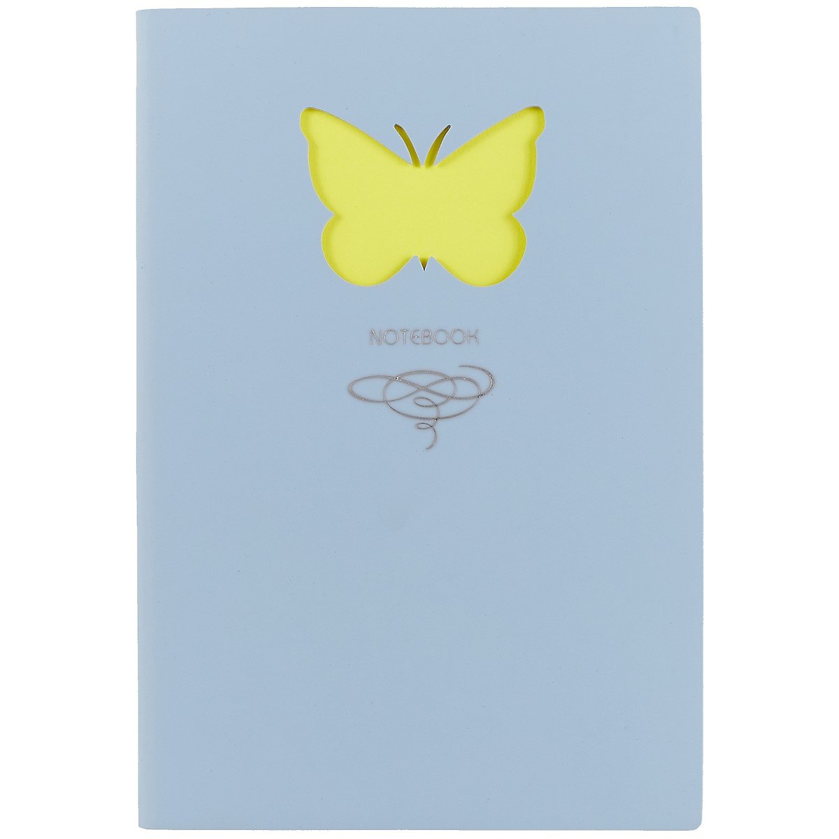 Книга для записей «Butterfly», голубая, 80 листов, А5