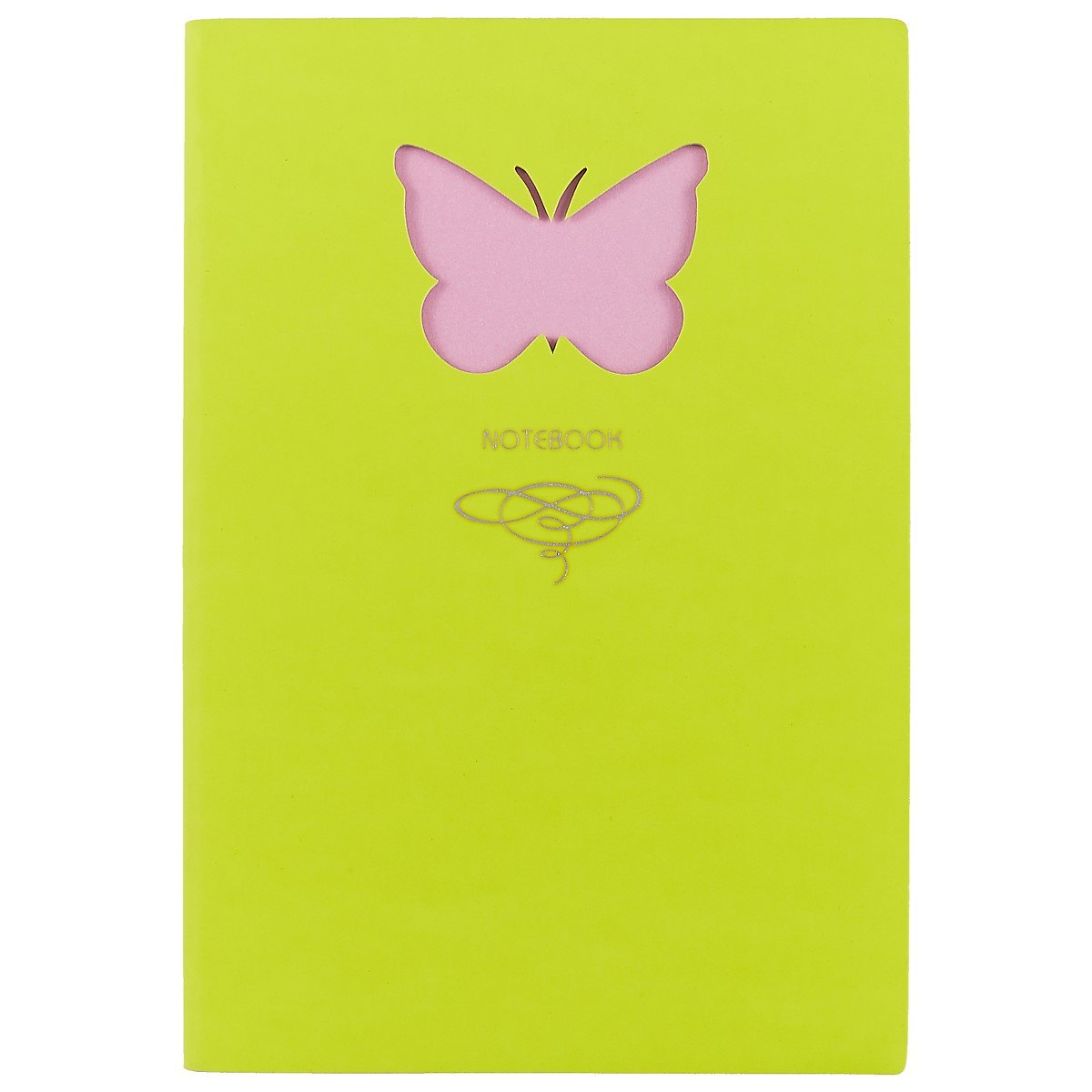 Книга для записей «Butterfly», салатовая, 80 листов, А5