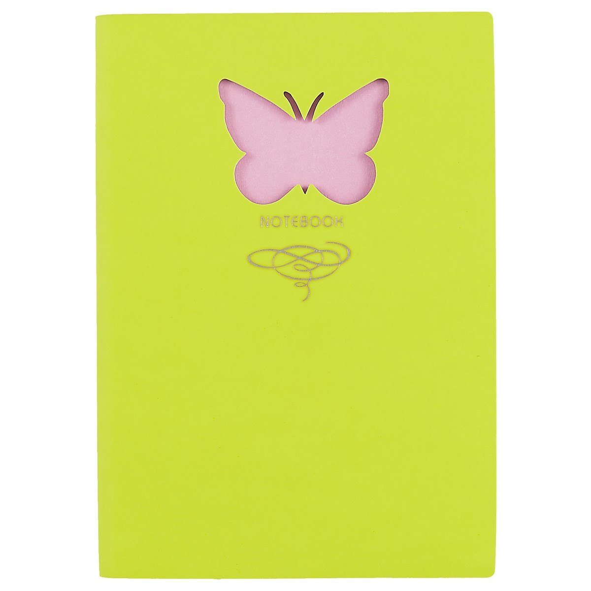 Книга для записей «Butterfly», салатовая, 80 листов, А6+