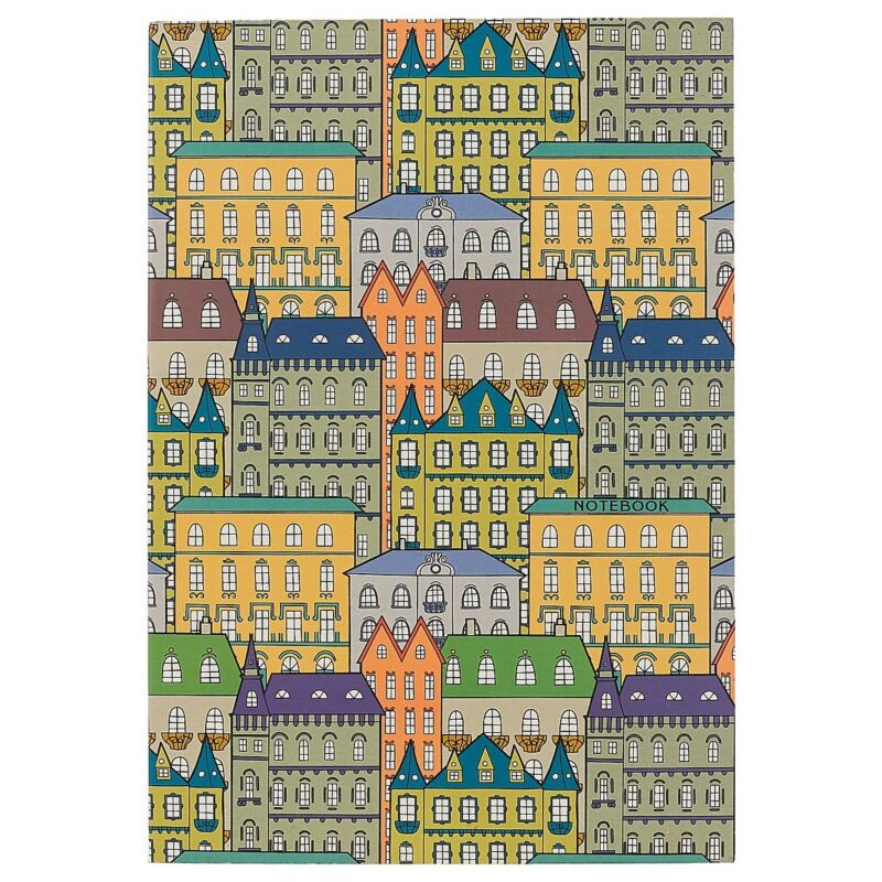 Книга для записей «Чудесные домики», 120 листов, А5+