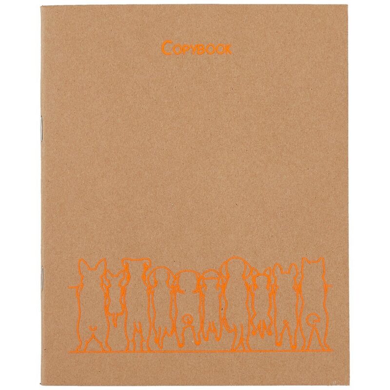 Тетрадь в клетку Unnika, "Выставка собак", 48 листов, в ассортименте