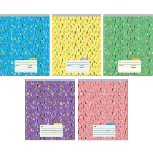 Тетрадь в линейку Unnika, "Сказочный лес (орнамент)", А5, 12 листов