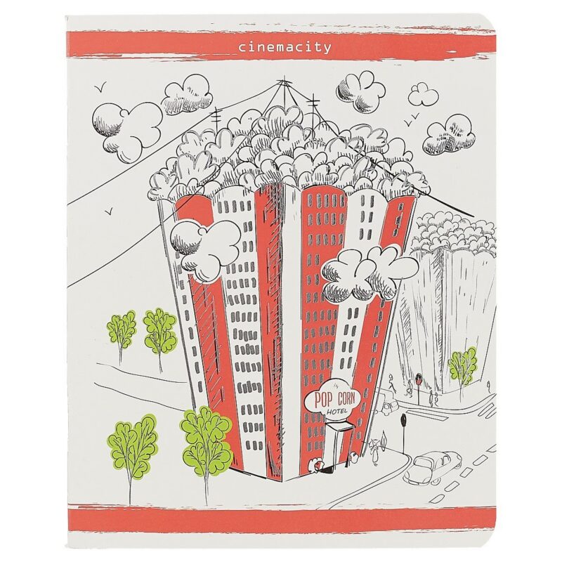 Тетрадь в клетку Academy Style, "Мир-кинотеатр", 48 листов, в ассортименте