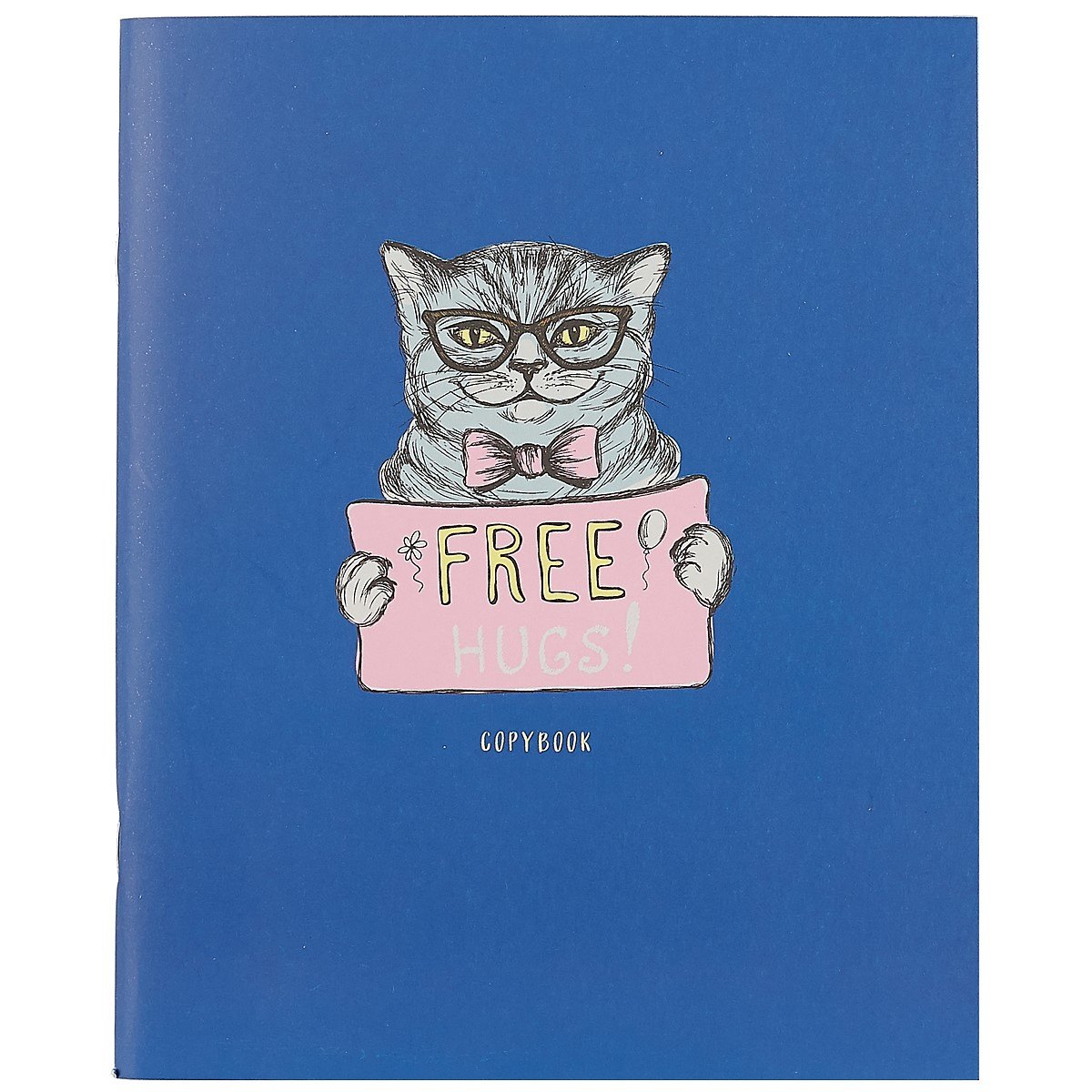 Тетрадь в клетку Paper Art, "Blue. Free hugs", 48 листов