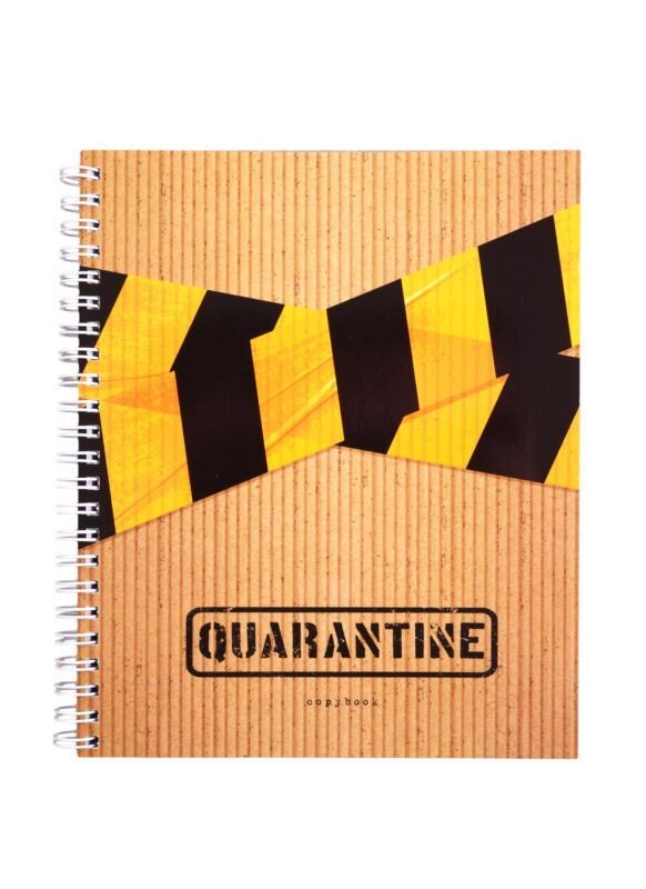 Тетрадь в клетку Unnika, "Осторожно, тетрадь!", 96 листов, в ассортименте