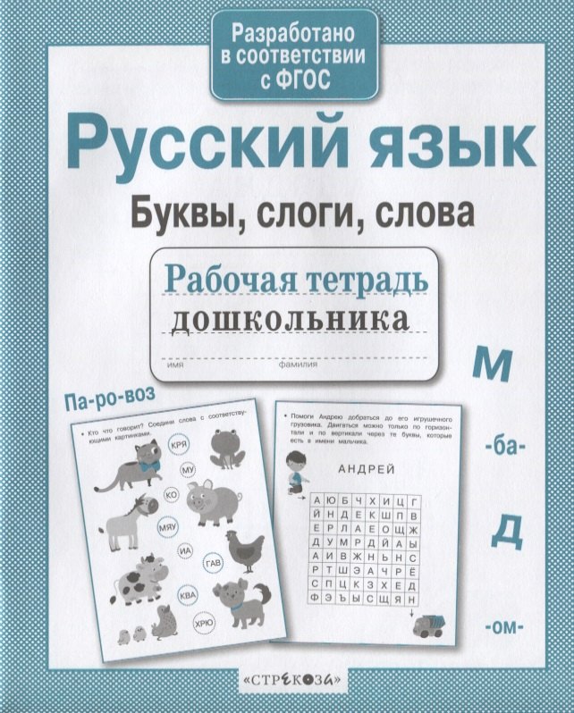Русский язык. Буквы, слоги, слова