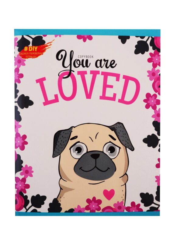 Тетрадь в клетку Unnika, "DIY Collection. Мой король!", 96 листов, в ассортименте