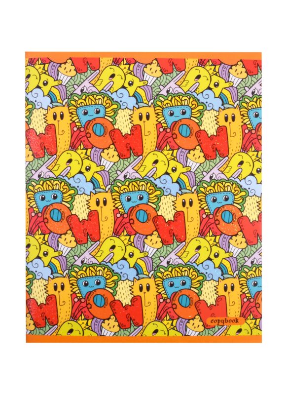 Тетрадь в клетку Unnika, "Вместе веселее", 96 листов, в ассортименте