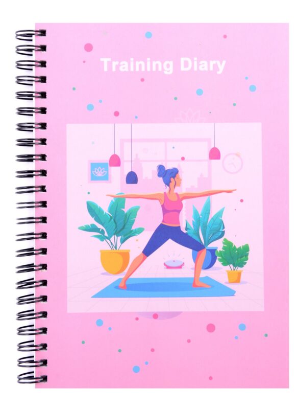 Дневник тренировок А5 96л "Training Diary №1" европисаль, мат.лам, офсет