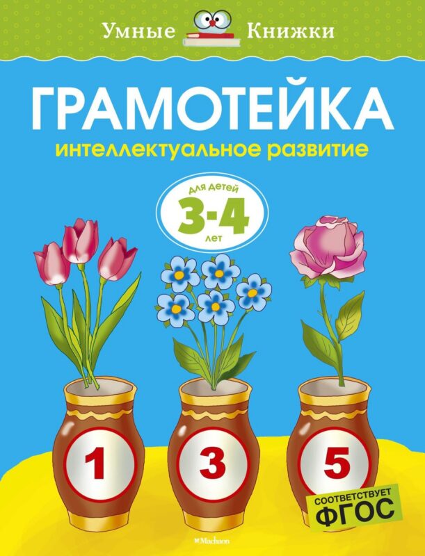 Грамотейка. Интеллектуальное развитие детей 3-4 лет
