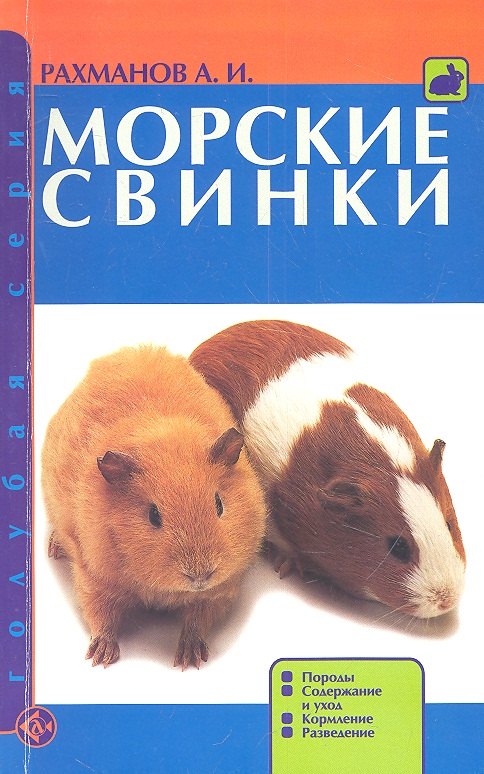 Морские свинки. Породы. Содержание и уход. Кормление. Разведение.