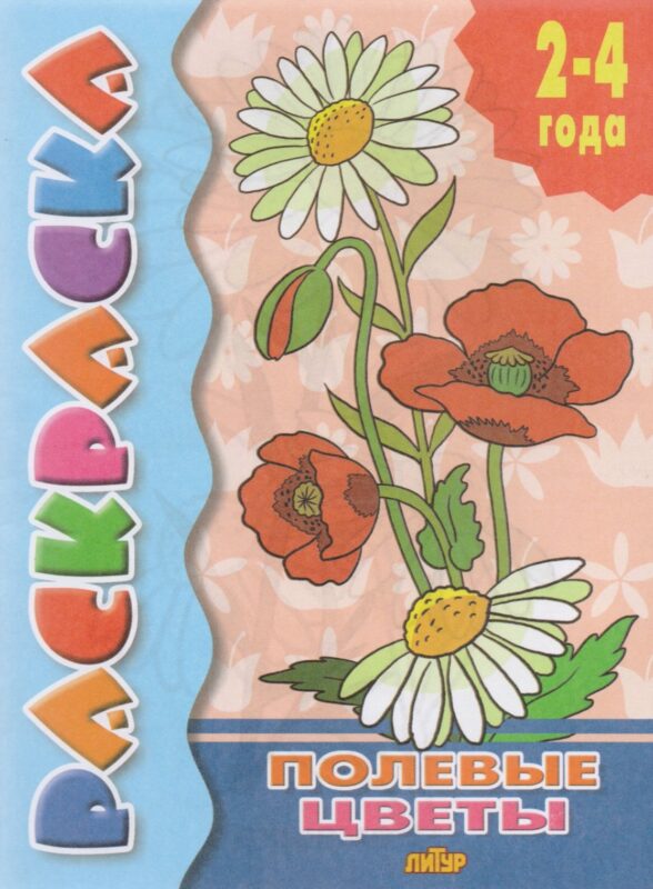 Раскр.2-4 года.Полевые цветы. (0+)