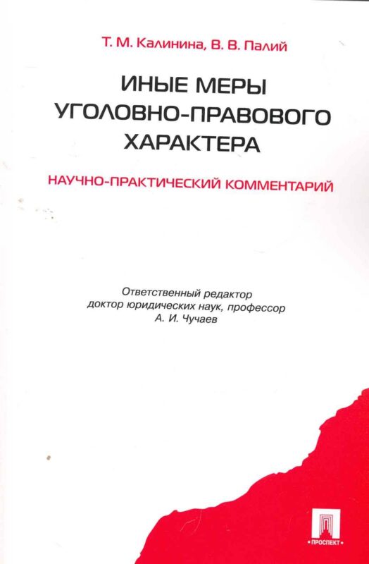 Иные меры уголовно-правового характера: научно-практический комментарий