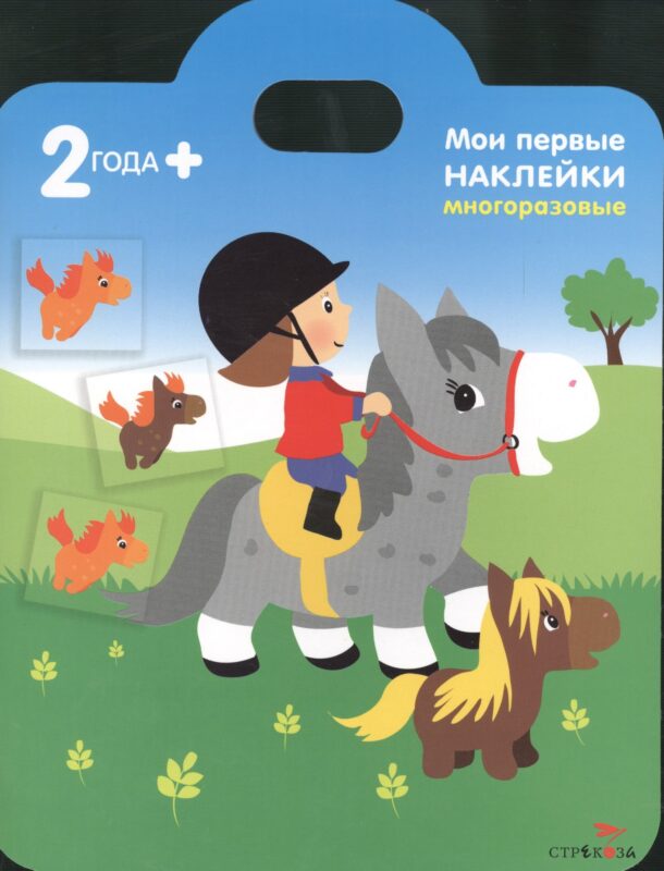 Мои пони. Книжка с многоразовыми наклейками