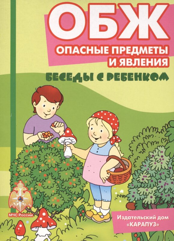Беседы с ребенком.ОБЖ.Опасные предметы и явления.Компл.карточек