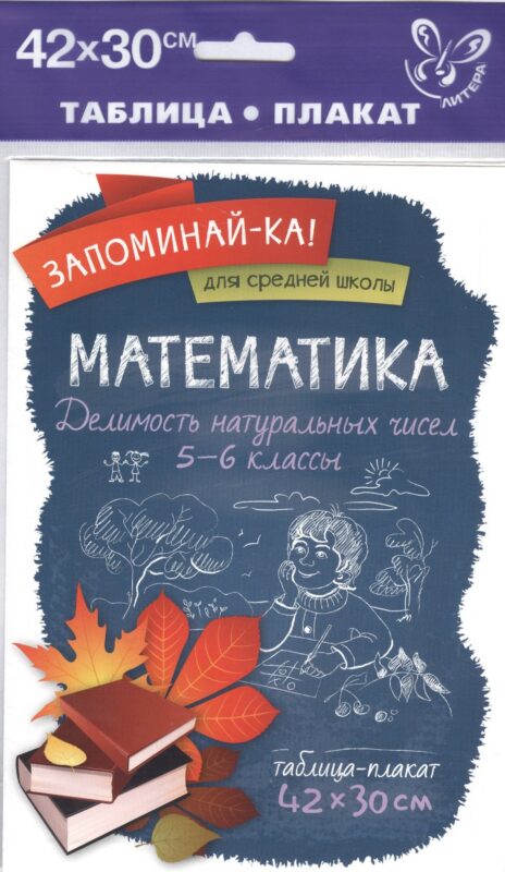 Математика. Делимость натуральных чисел. 5-6 классы