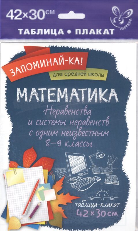 Математика. Неравенства и системы неравенств с одним неизвестным. 8-9 классы