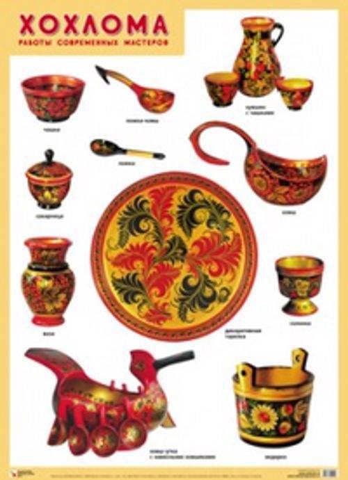 Хохлома. Работы современных мастеров 50 x 69