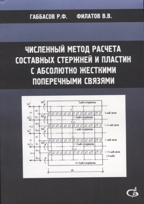 Численный метод расчета составных стержней и пластин с абсолютно жесткими поперечными связями
