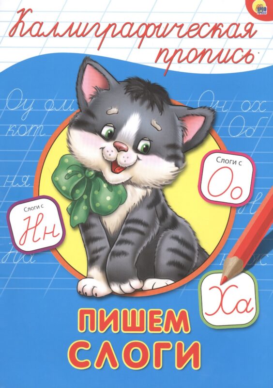 КАЛЛИГРАФИЧЕСКАЯ ПРОПИСЬ А4. ПИШЕМ СЛОГИ