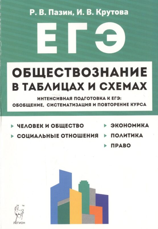 Обществознание в таблицах и схемах. Интенсивная подготовка к ЕГЭ: обобщение, систематизация и повторение курса. 10-11 класс