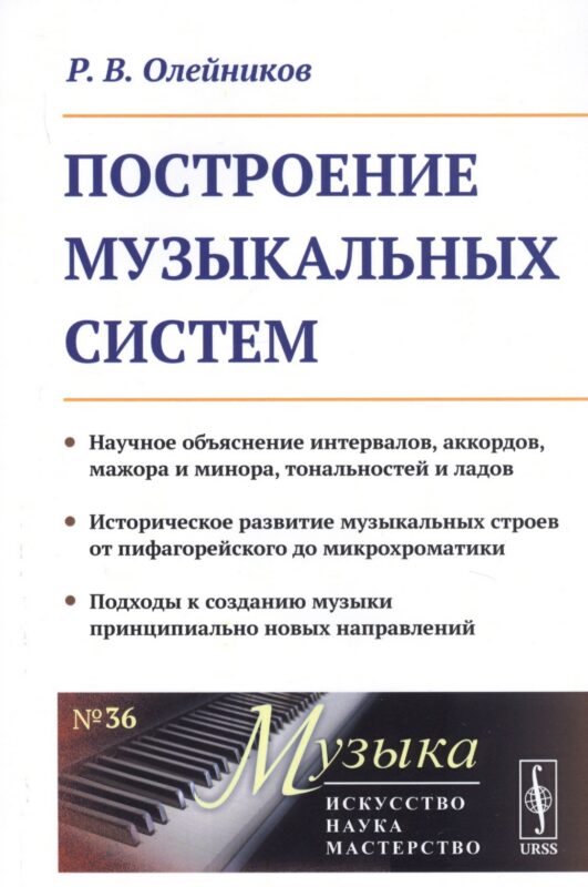 Построение музыкальных систем. Научное объяснение интервалов, аккордов, мажора и минора, тональностей и ладов. Историческое развитие музыкальных строев от пифагорейского до микрохроматики. Подходы к созданию музыки принципиально новых направлений