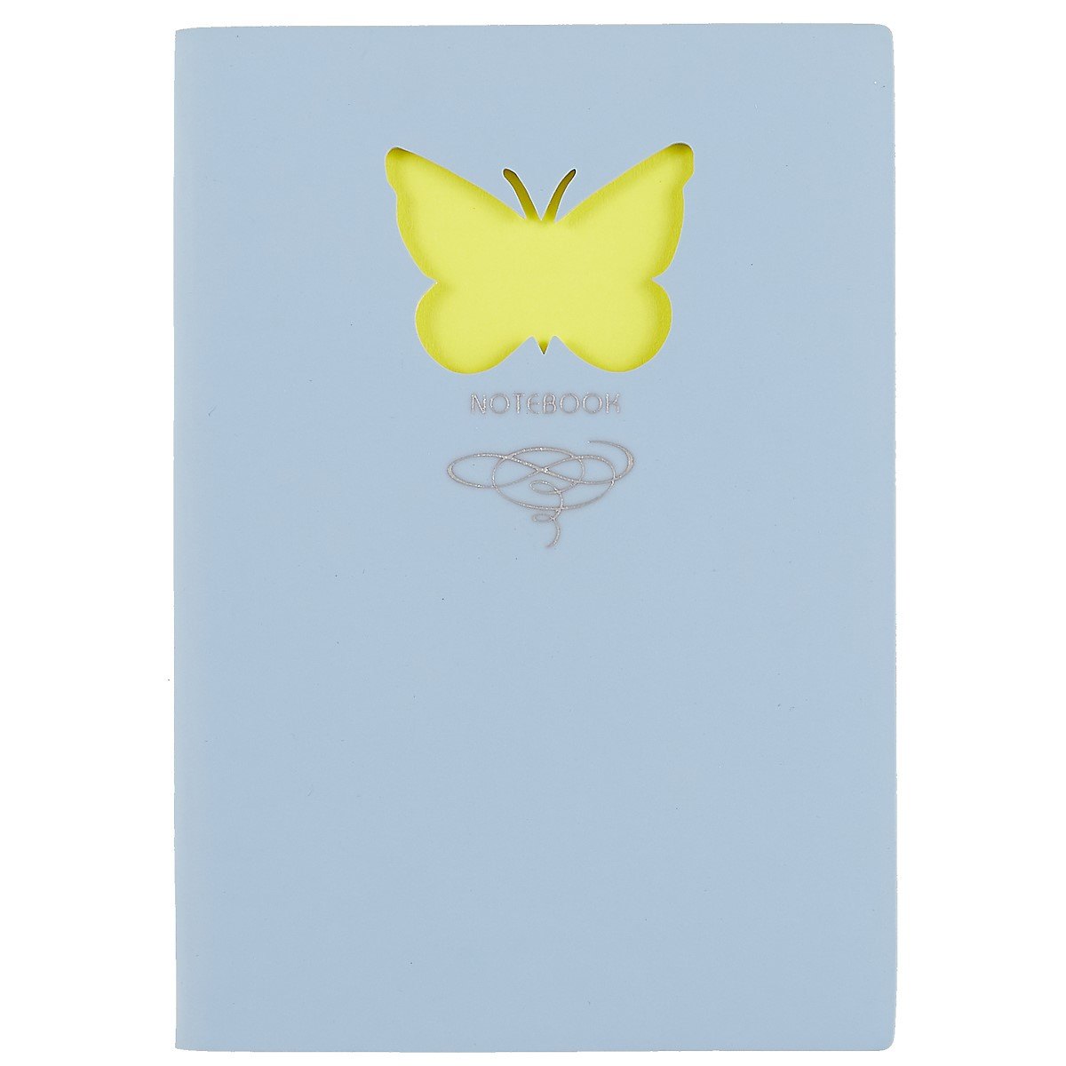 Книга для записей «Butterfly», голубая, 80 листов, А6+