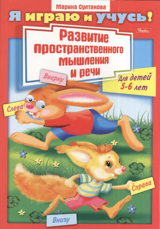 Развитие пространственного мышления и речи. Для детей 5-6 лет. Раскраска