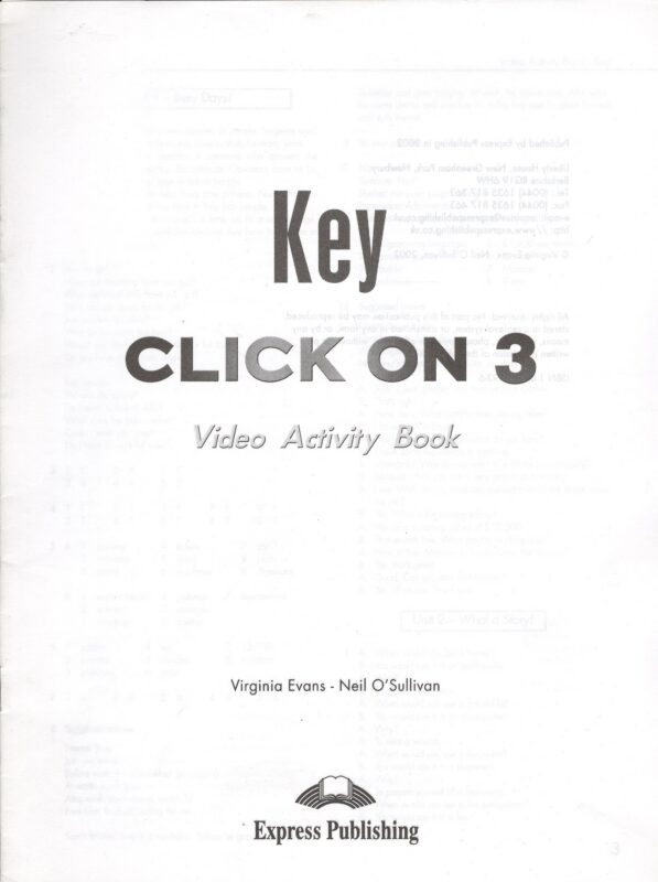 Click On 3. DVD Activity Book Key