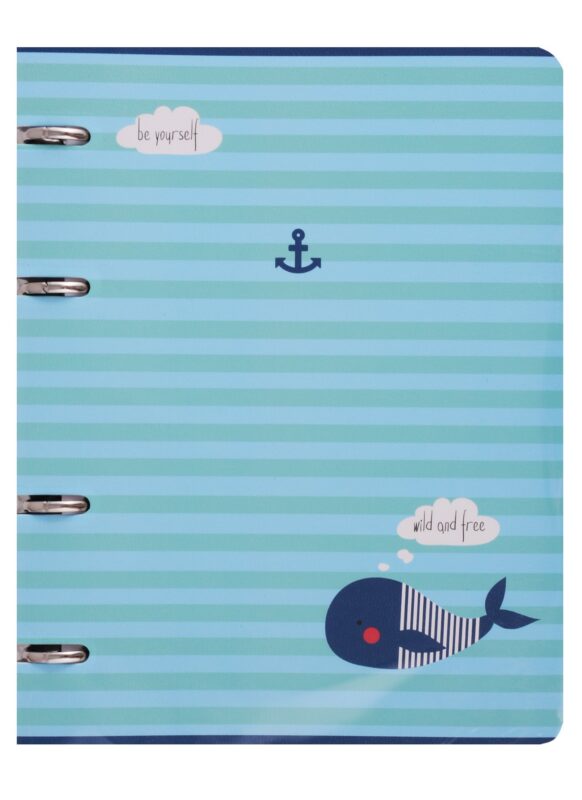 Тетрадь на кольцах в клетку Be Smart, Sea, 120 листов