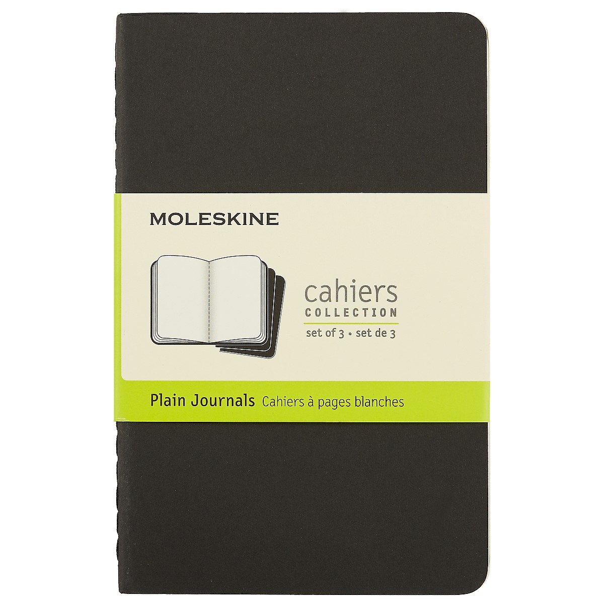 Набор книг для записей Moleskin Cahier Journal Pocket, 3 штуки, мягкая обложка, 32 листа, А6