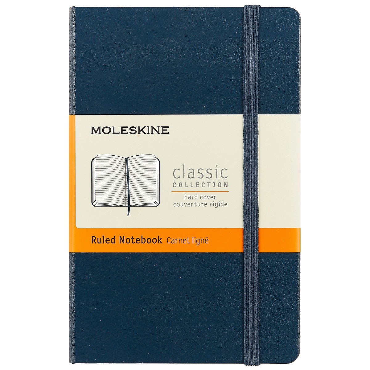 Записная книжка Moleskine Classic Pocket, линейка, синяя, 96 листов, А6