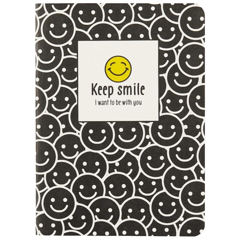 Записная книжка «Keep smile», 24 листа, А6