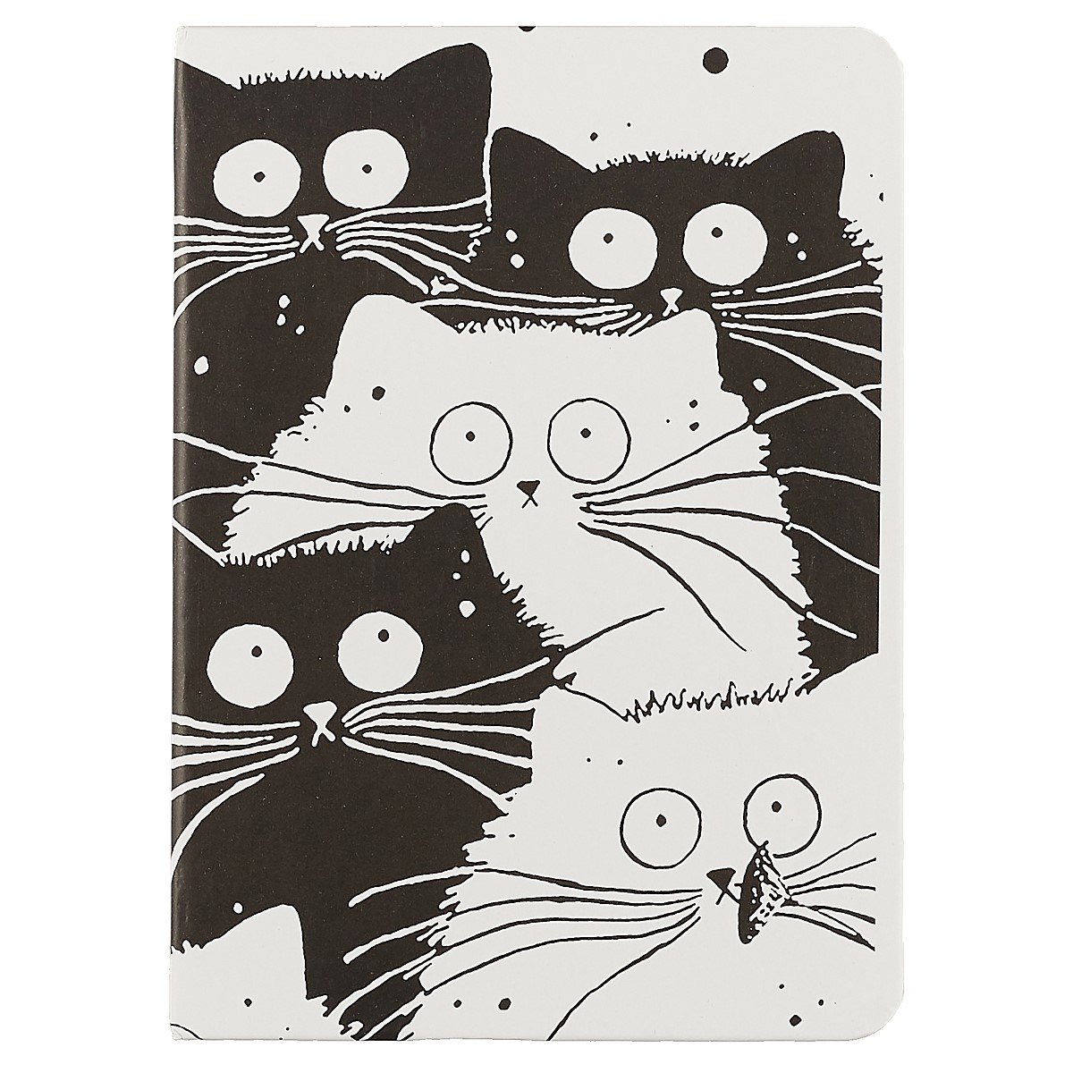 Книга для записей "Black&white cats" А6, 96 листов, клетка