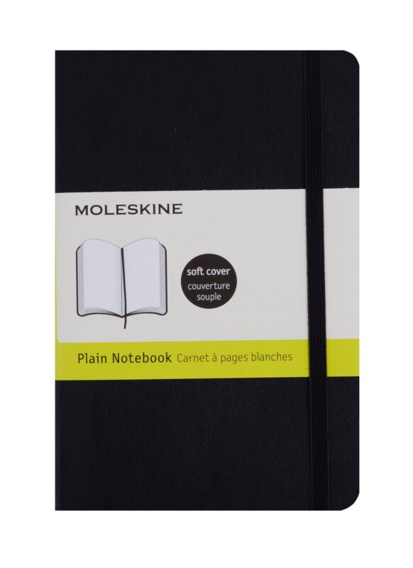 Записная книжка А6, 96 листов "Classic Soft Pocket", нелинованный блок, твердая обложка, Moleskine