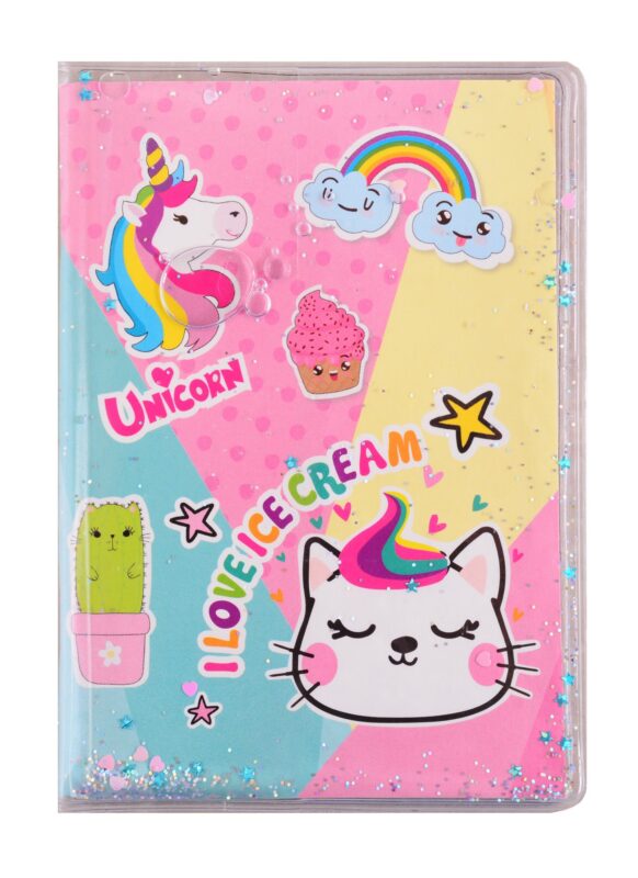 Записная книжка "Кот и Единорог", А6, 56 листов, клетка