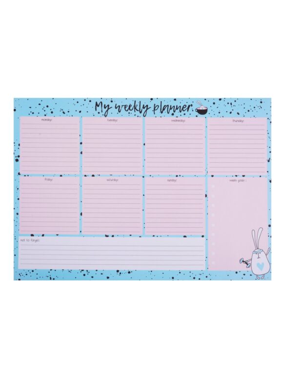 Планнер недатированный "Bunny", 28 листов, 29.7 х 21 см