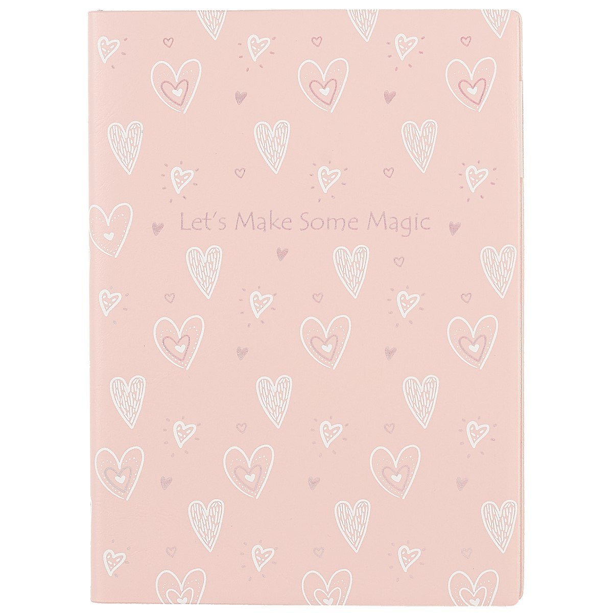 Записная книжка А6+ 56л лин. "НЕМНОГО ВОЛШЕБСТВА" мягк.переплёт, тиснение фольгой, шелкография, два ляссе, инд.уп.