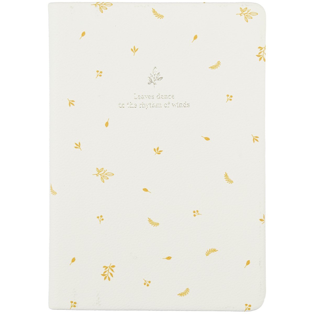 Ежедневник недат. А6 96л "Forest" белый, иск.кожа, интегр.переплет, тисн.фольгой, ляссе