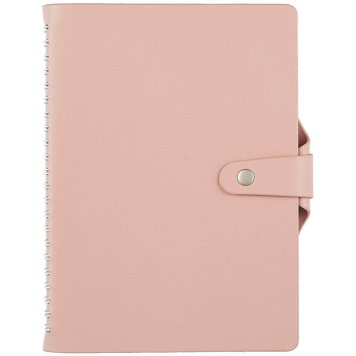 Ежедневник недат. А5 96л "Clear" розовый, иск.кожа, мягк.переплет, на резинке, ляссе