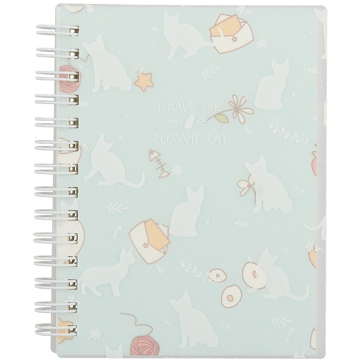 Записная книжка "White cat", А6, линейка, 64 листа