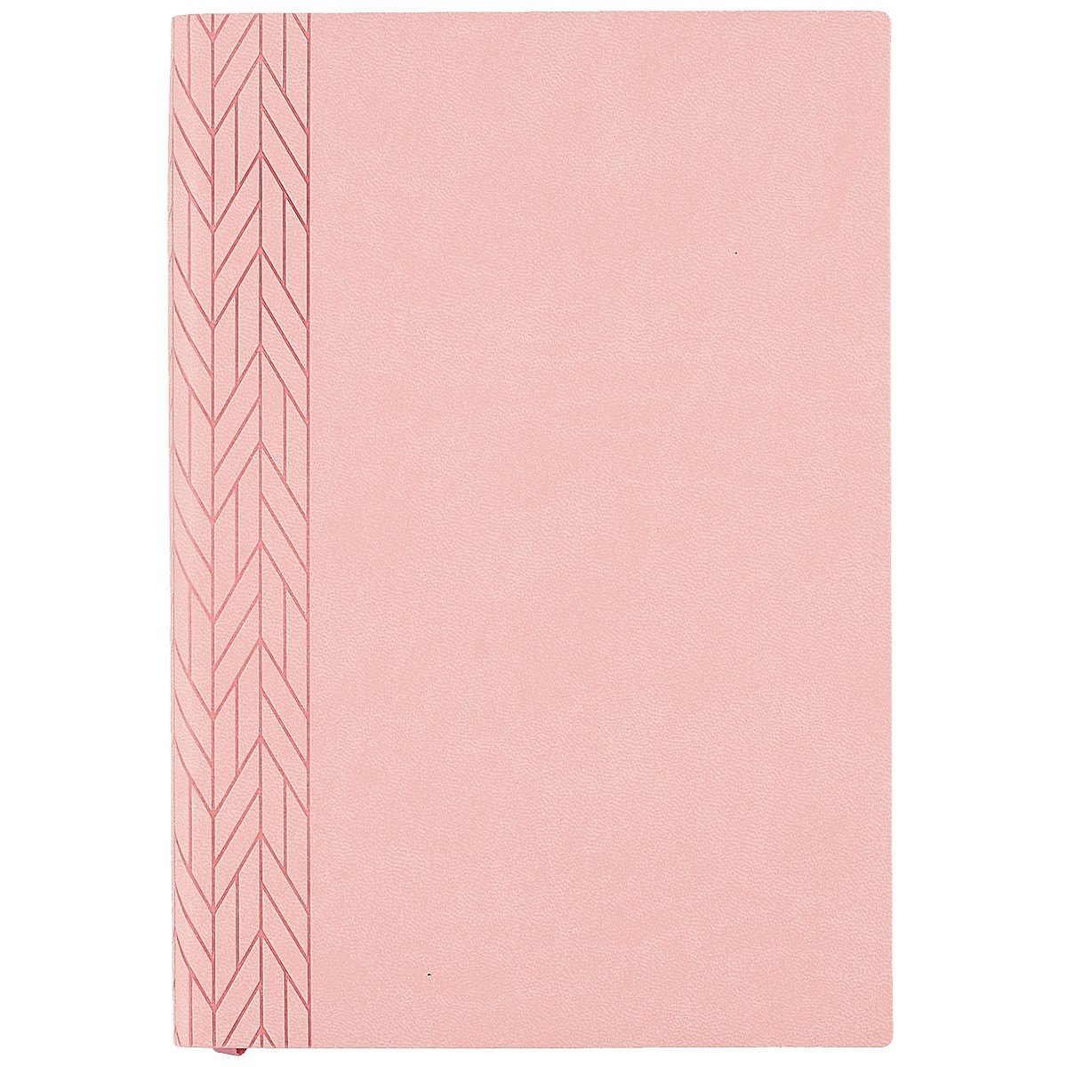 Ежедневник недат. А5 160л "Буйвол" розовый, кожзам, мягкий переплет, тонир.блок, ляссе