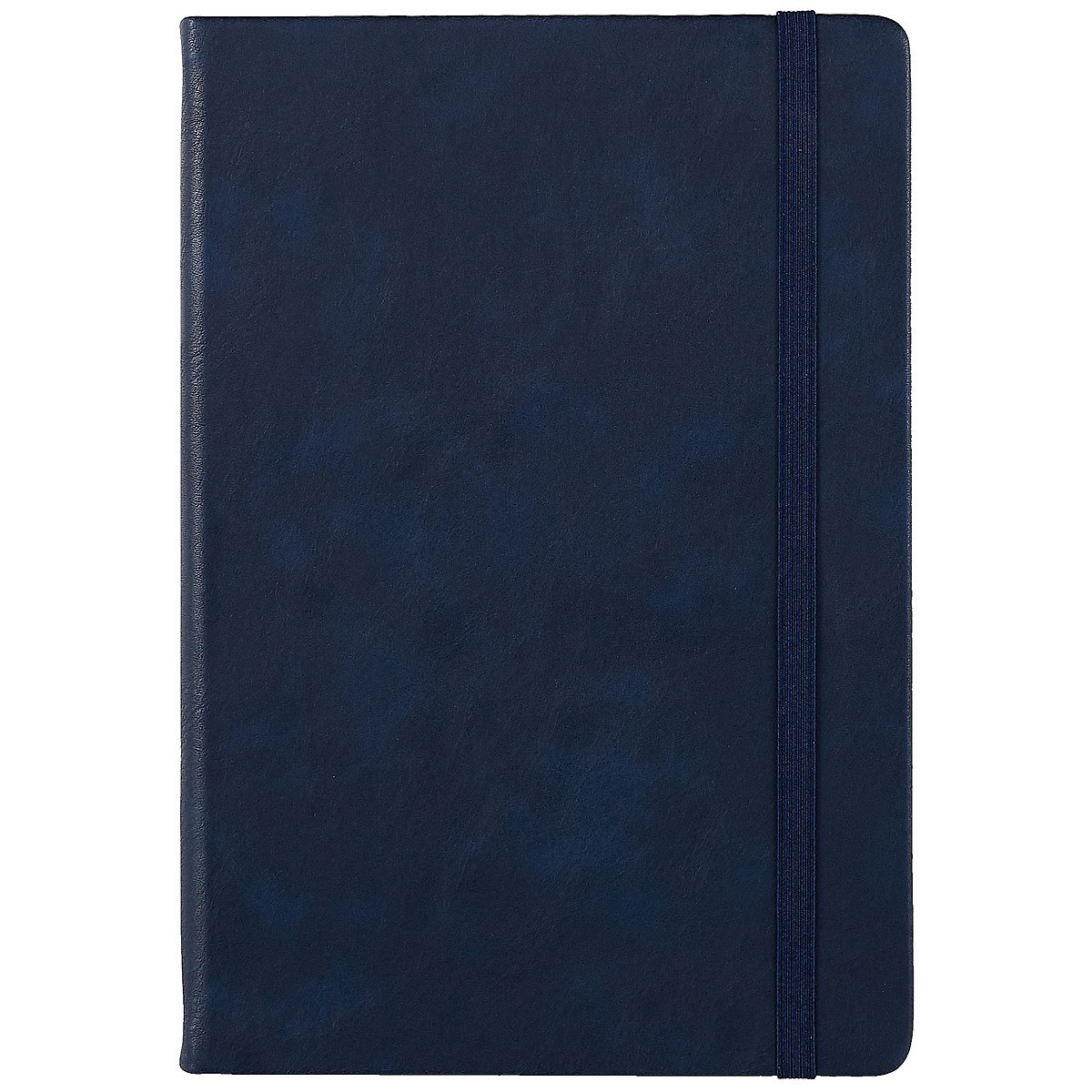 Ежедневник недат. А5 152л "Congress" индиго, иск.кожа, тв.переплет, на резинке, тонир.блок