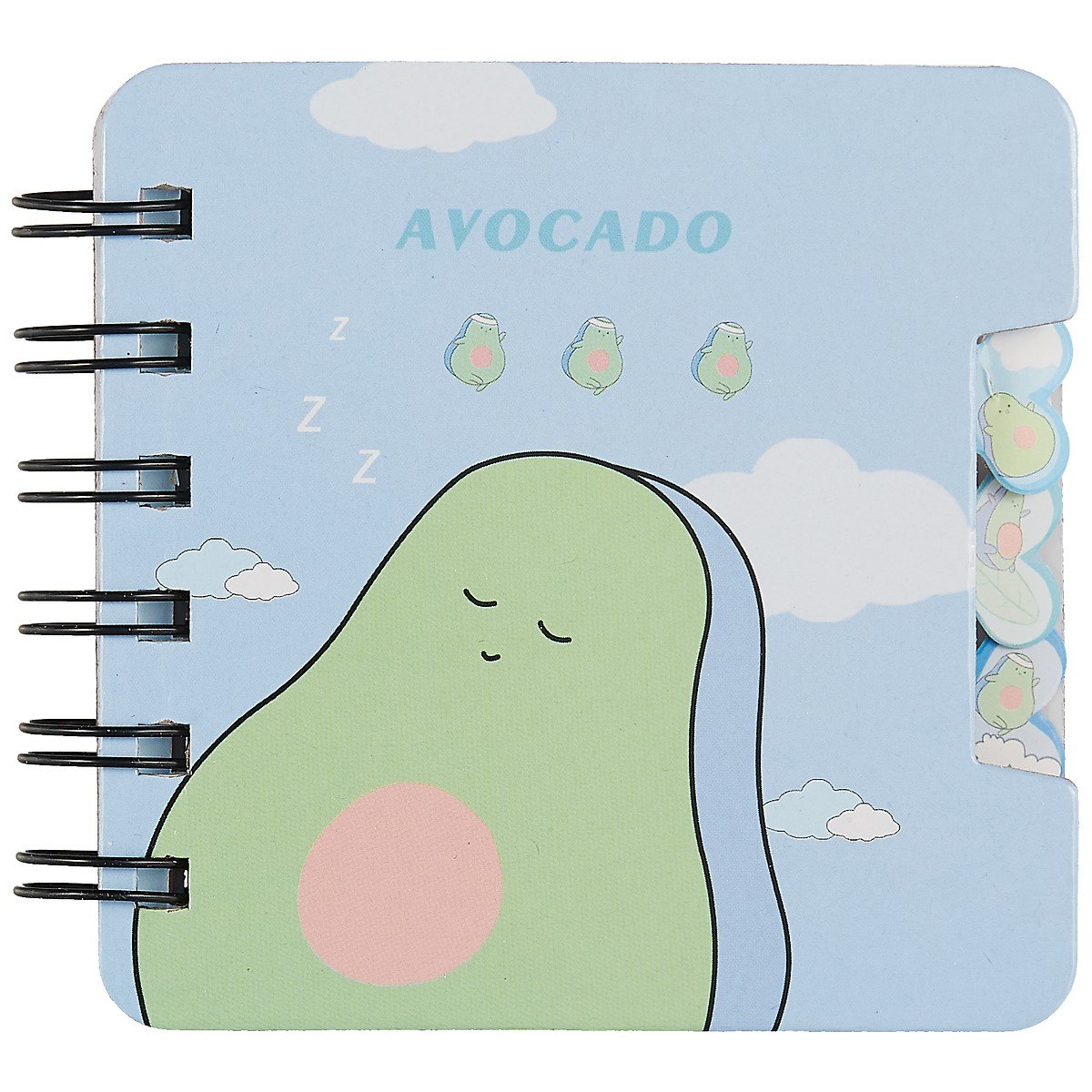 Записная книжка "Авокадо", А7, 55 листов, линейка