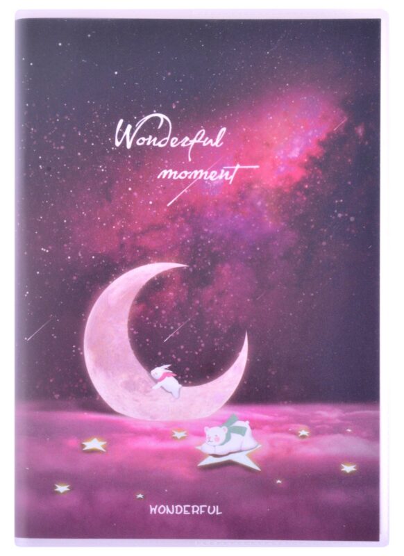 Записная книжка А6 64л лин. "Wonderful moment" ПВХ-обл., ассорти