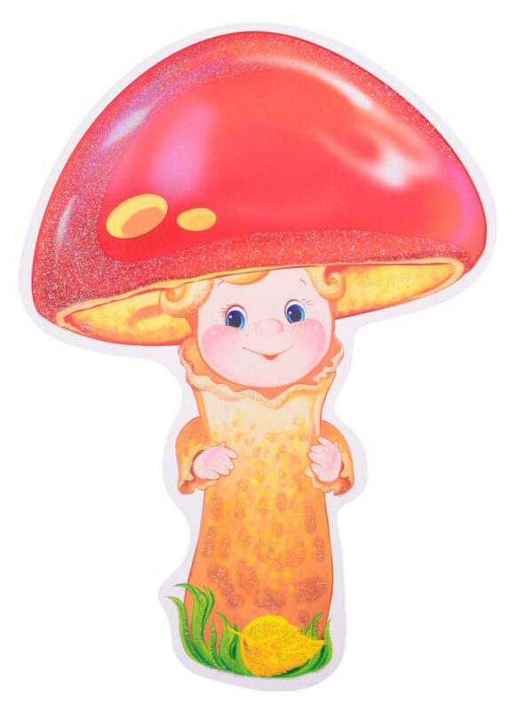 Плакат вырубной А4 "Гриб масленок"