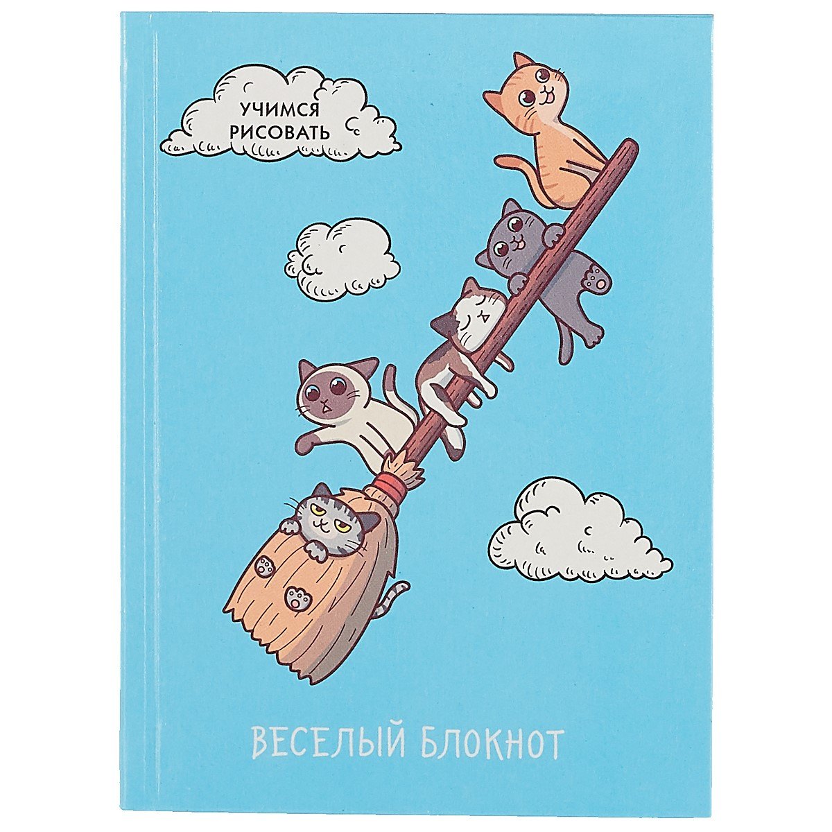 Записная книжка «Весёлый блокнот. Котики», 64 листа, А6