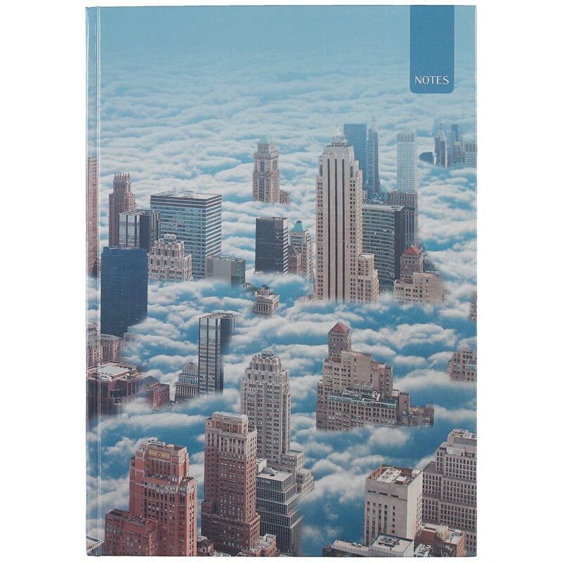 Книга для записей А4 100л кл. "Мегаполис" 7БЦ, глянц.ламинация